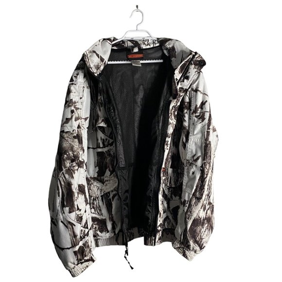 Great Outdoorsman Men Nature Print Full Zip Hooded Jacket - Picture 12 of 13